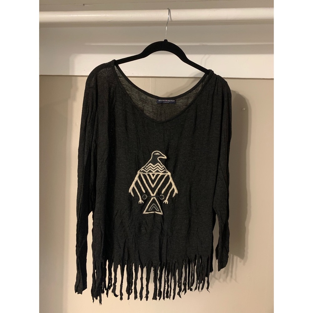 Brandy Melville Fringe Top